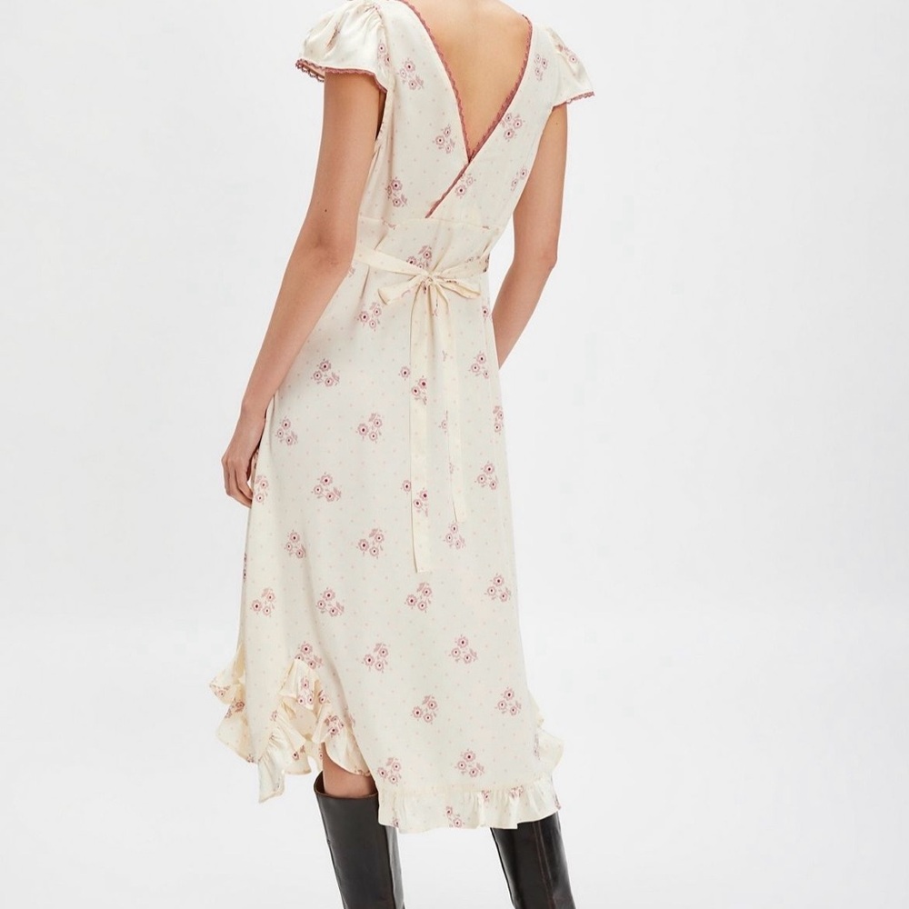 NWT! Free People Haven Embroidered Midi Dress - Picture 6 of 15